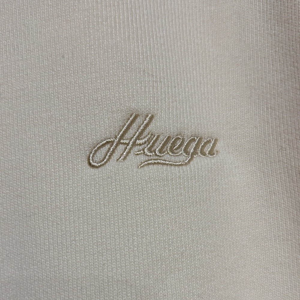 NWT Huega House Men's Cream Crewneck Sweater SZ M - Picture 3 of 7